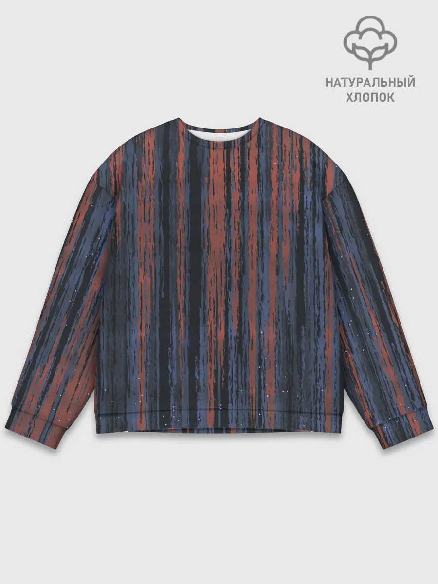 Мужской свитшот базовый / Абстрактный узор