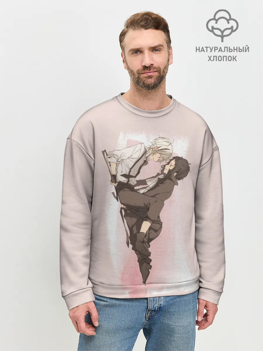 Мужской свитшот базовый / Дазай и Чуя