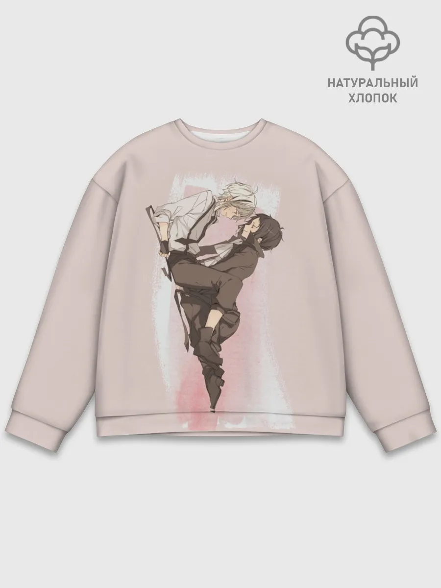 Мужской свитшот базовый / Дазай и Чуя