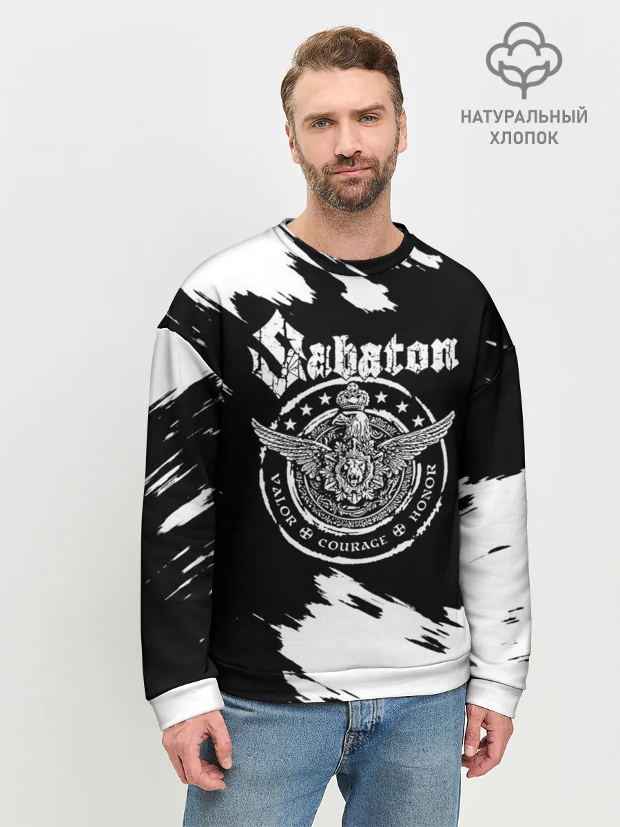 Мужской свитшот базовый / Sabaton
