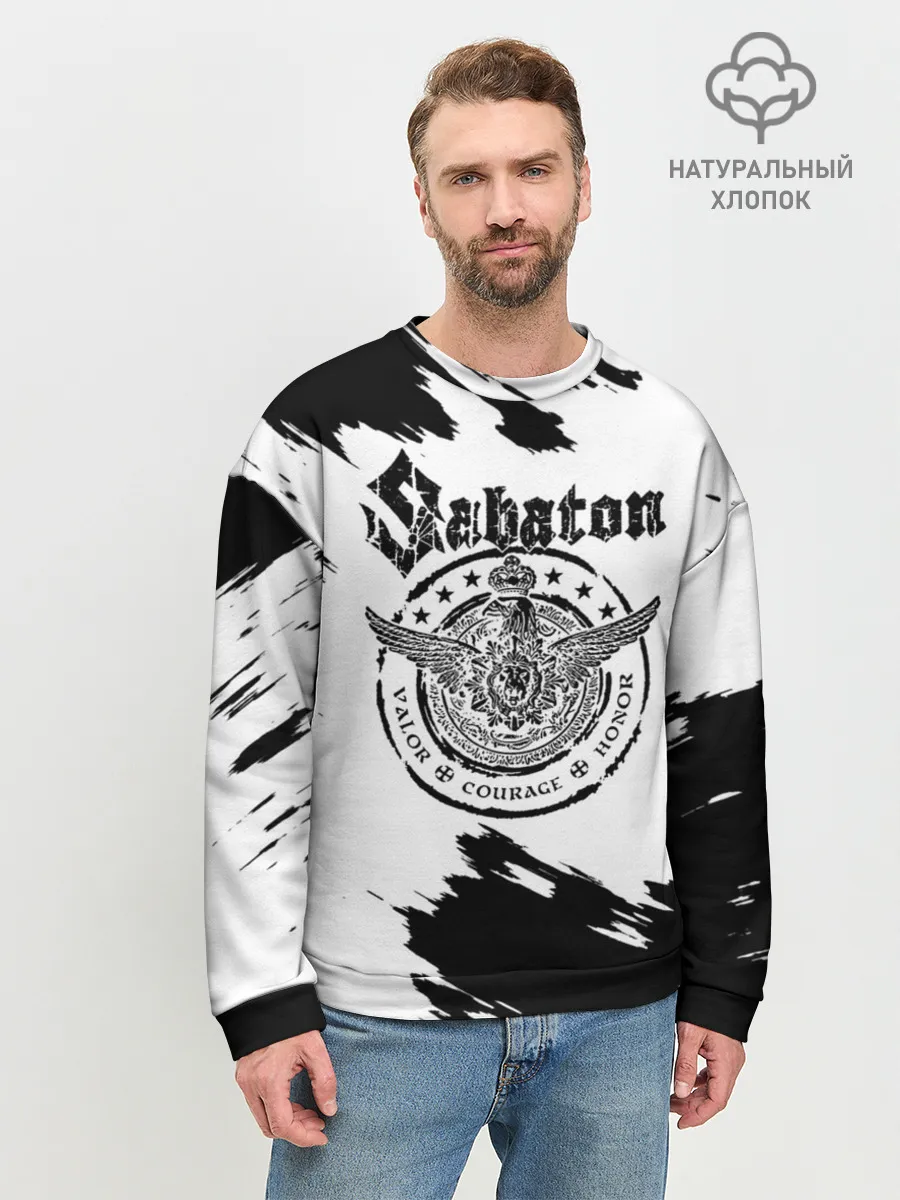 Мужской свитшот базовый / Sabaton