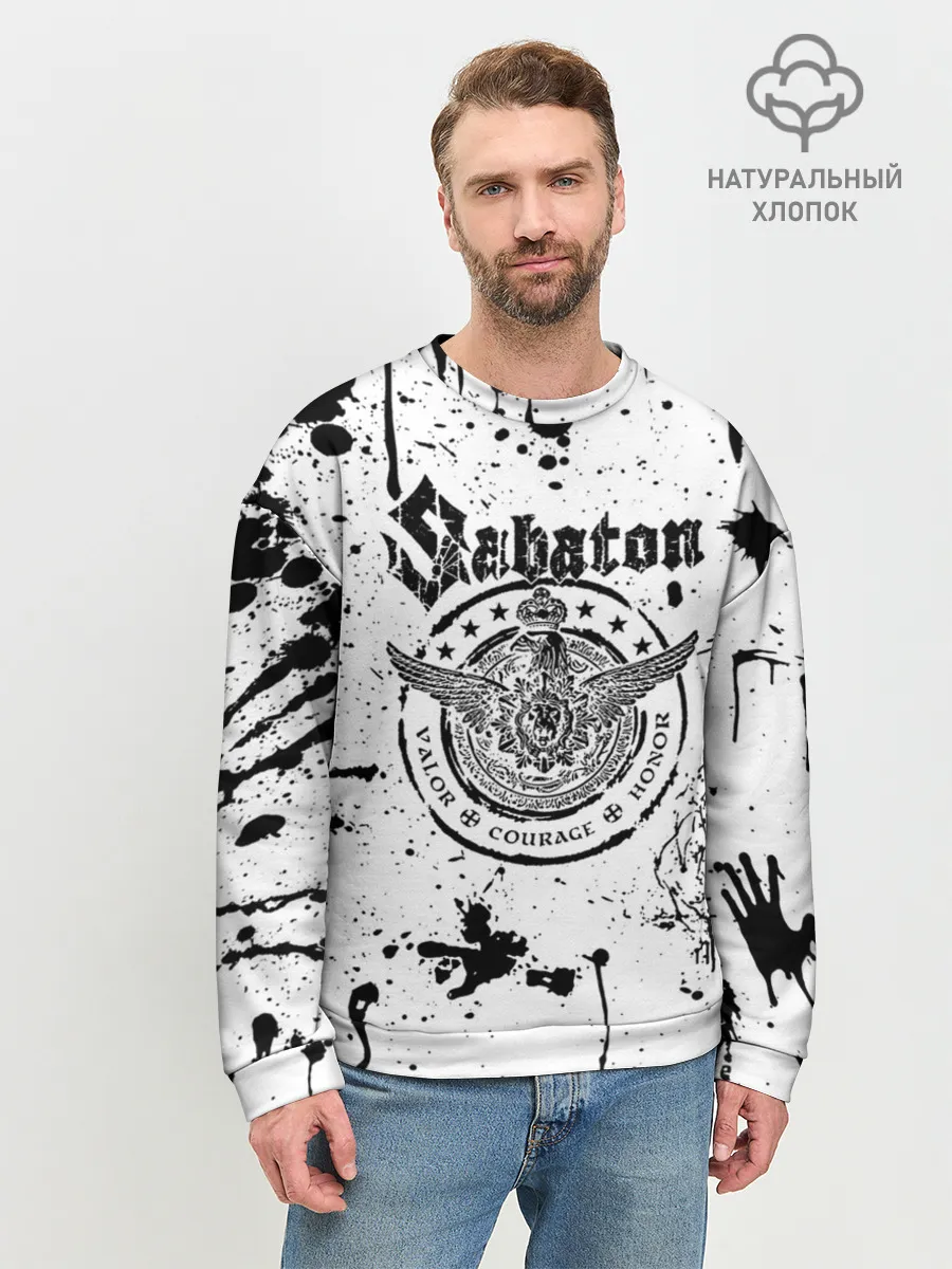 Мужской свитшот базовый / Sabaton