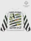 Мужской свитшот базовый / keep going dream