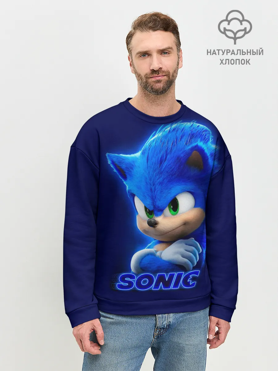 Мужской свитшот базовый / SONIC