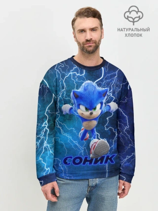 Мужской свитшот базовый / SONIC