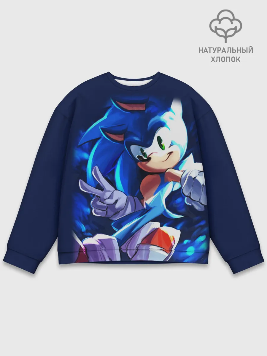 Мужской свитшот базовый / Sonic