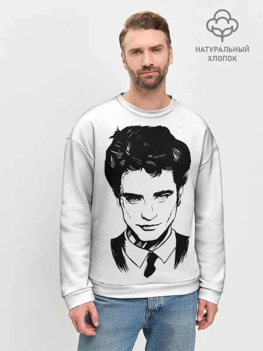 Мужской свитшот базовый / РОБЕРТ ПАТТИНСОН