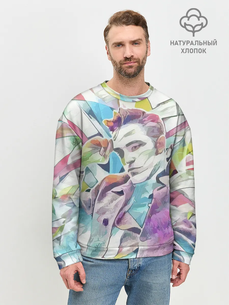Мужской свитшот базовый / РОБЕРТ ПАТТИНСОН