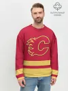 Мужской свитшот базовый / Калгари Флэймз