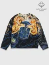 Мужской свитшот базовый / Van Gogh Tardis
