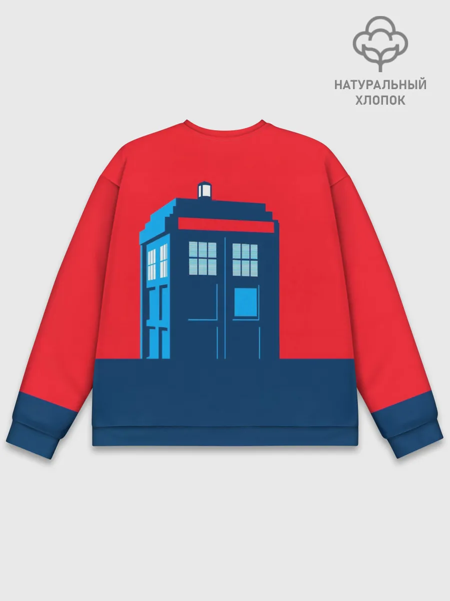 Мужской свитшот базовый / IN TARDIS WE TRUST