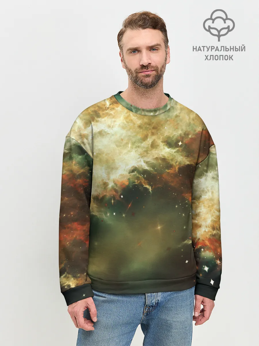 Мужской свитшот базовый / НЕОНОВЫЕ ЗВЕЗДЫ