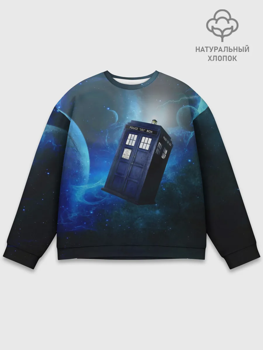 Мужской свитшот базовый / ТАРДИС