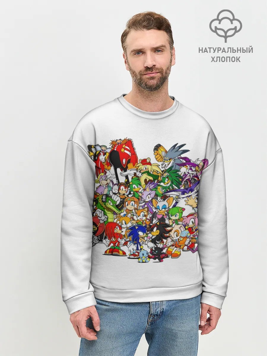 Мужской свитшот базовый / SONIC