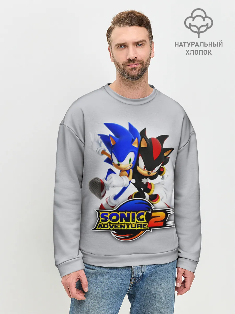 Мужской свитшот базовый / SONIC & SHADOW