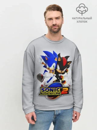 Мужской свитшот базовый / SONIC & SHADOW