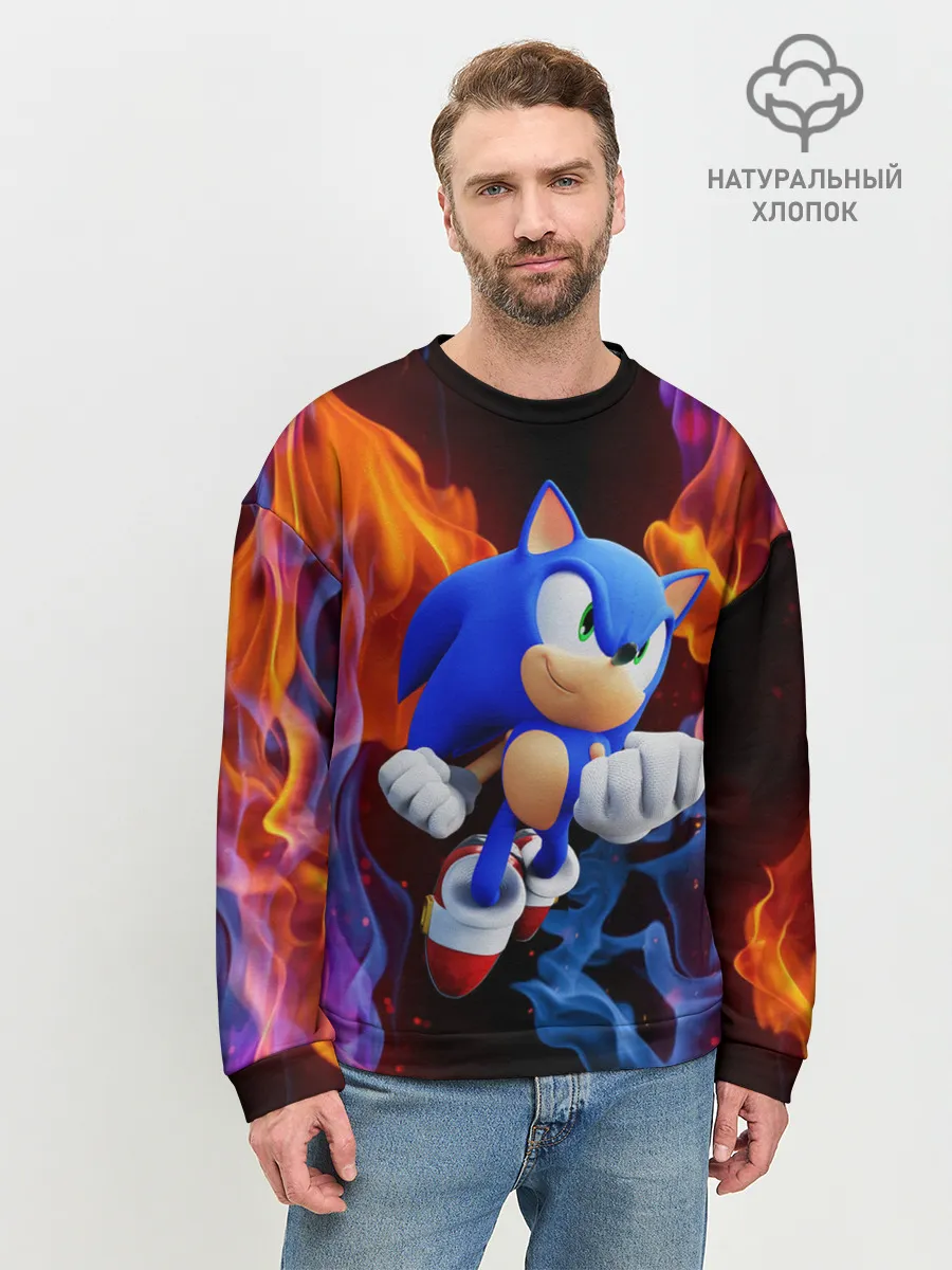 Мужской свитшот базовый / SONIC