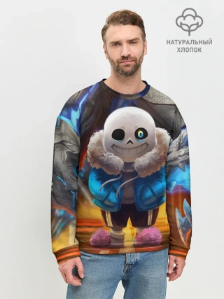 Мужской свитшот базовый / UNDERTALE | АНДЕРТЕЙЛ
