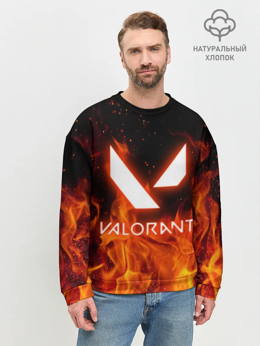 Мужской свитшот базовый / VALORANT