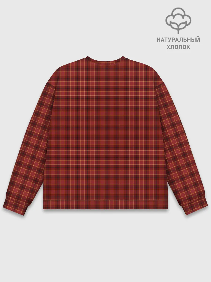 Мужской свитшот базовый / Шотландка