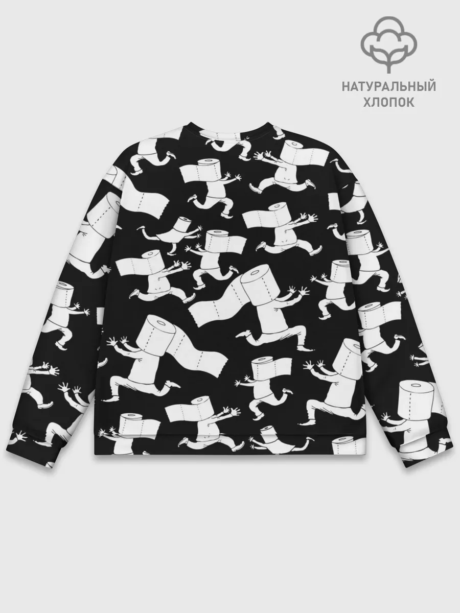 Мужской свитшот базовый / Коронавирус