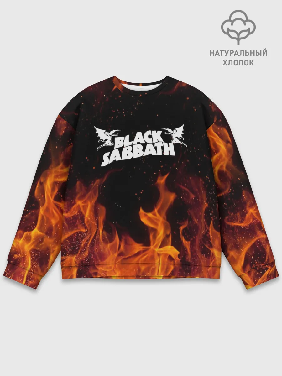 Мужской свитшот базовый / Black Sabbath