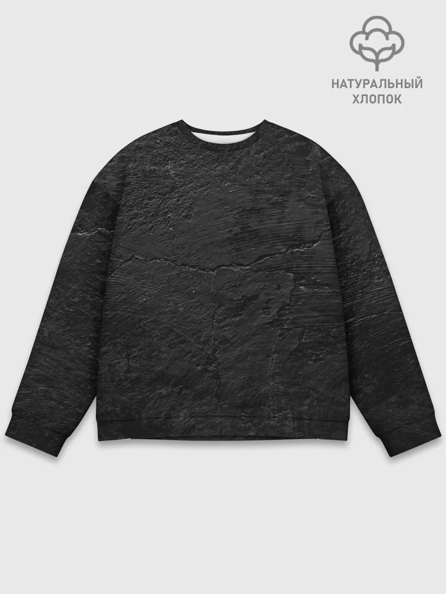 Мужской свитшот базовый / BLACK GRUNGE