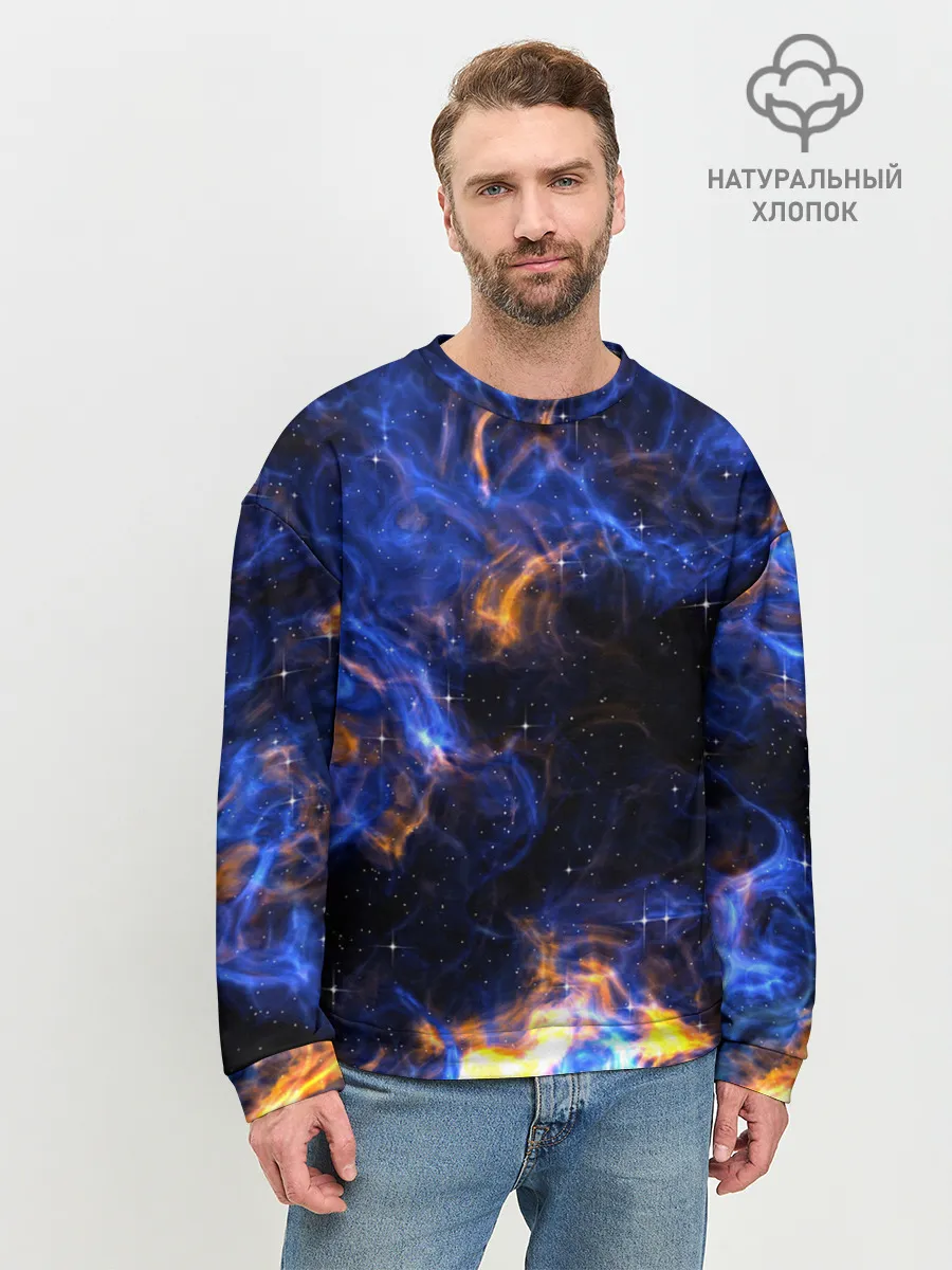 Мужской свитшот базовый / Космос