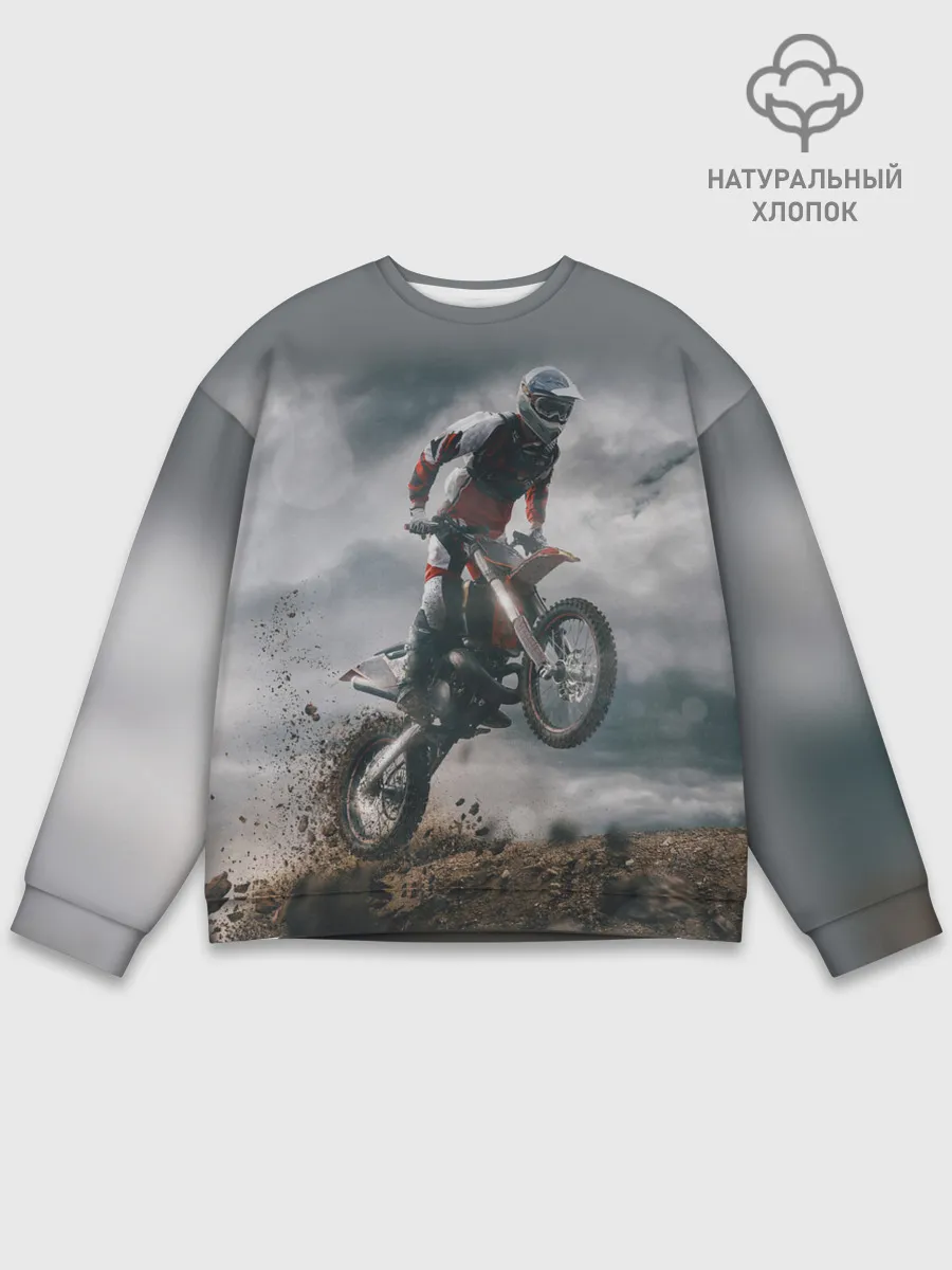 Мужской свитшот базовый / МОТОКРОСС КТМ | MOTOCROSS KTM