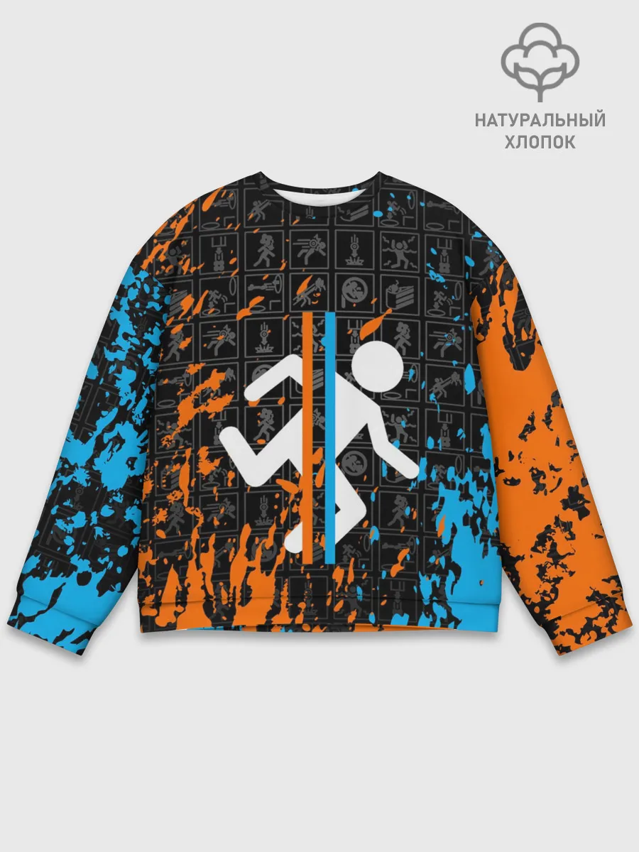 Мужской свитшот базовый / PORTAL 2