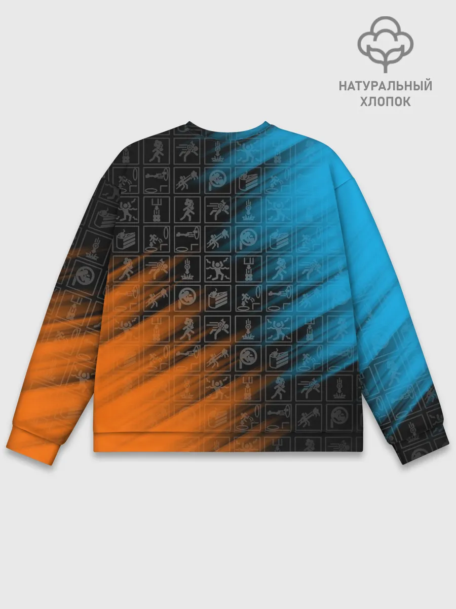 Мужской свитшот базовый / PORTAL 2