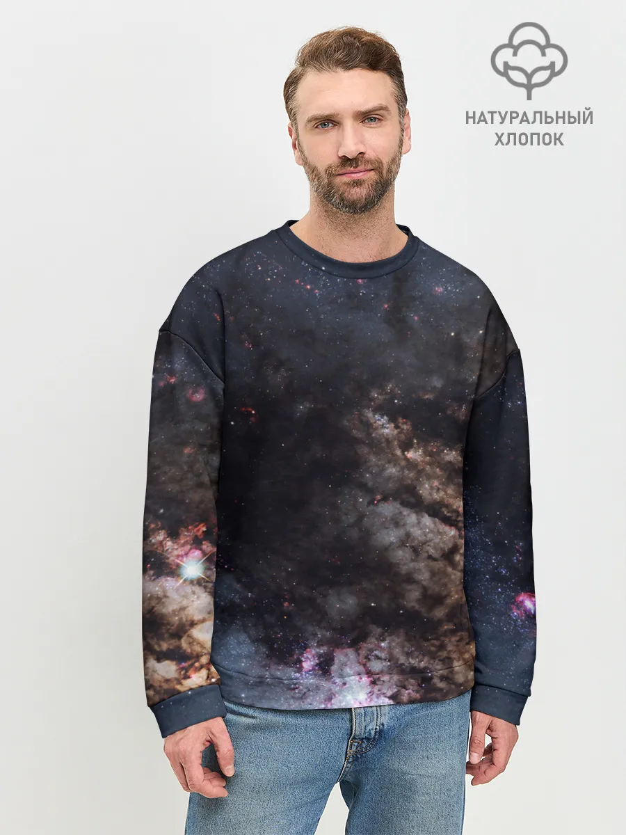 Мужской свитшот базовый / МЛЕЧНЫЙ ПУТЬ