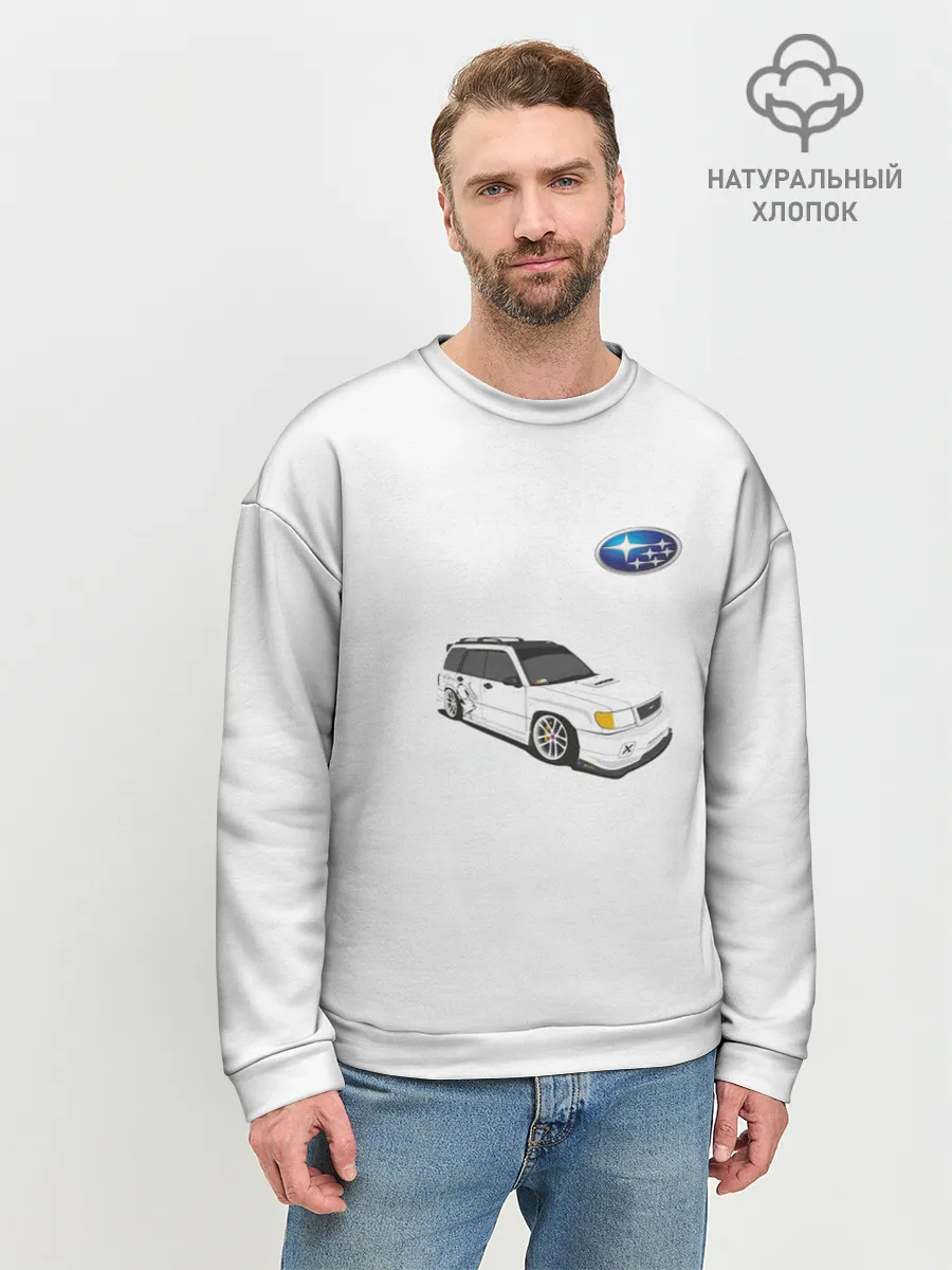 Мужской свитшот базовый / SUBARU FORESTER | СУБАРУ ФОРЕСТЕР