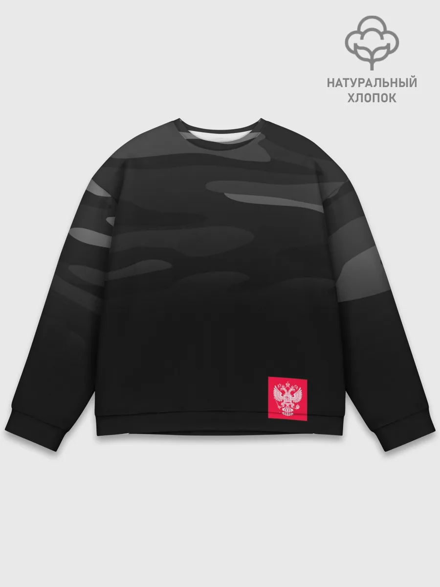 Мужской свитшот базовый / Russia - Инферно