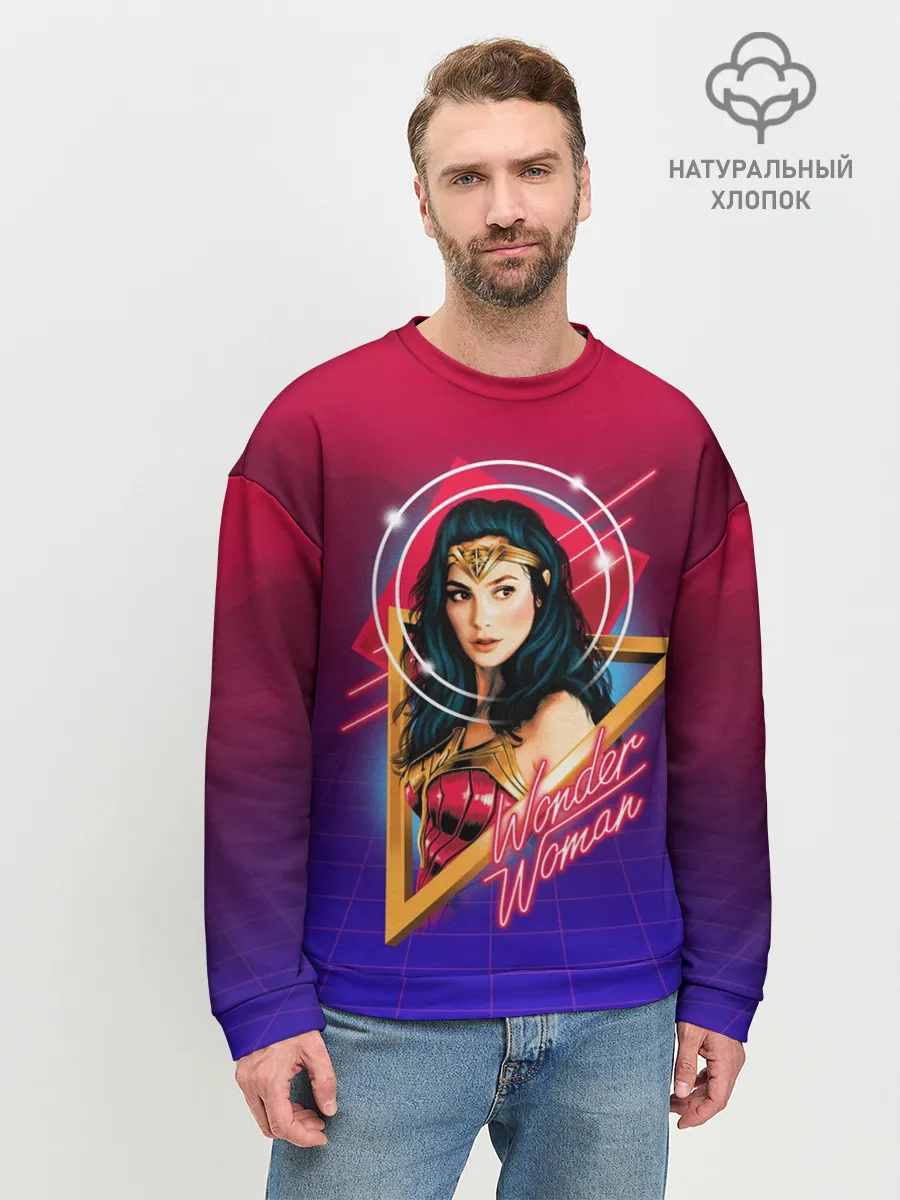 Мужской свитшот базовый / Wonder Woman