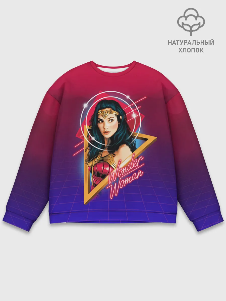 Мужской свитшот базовый / Wonder Woman