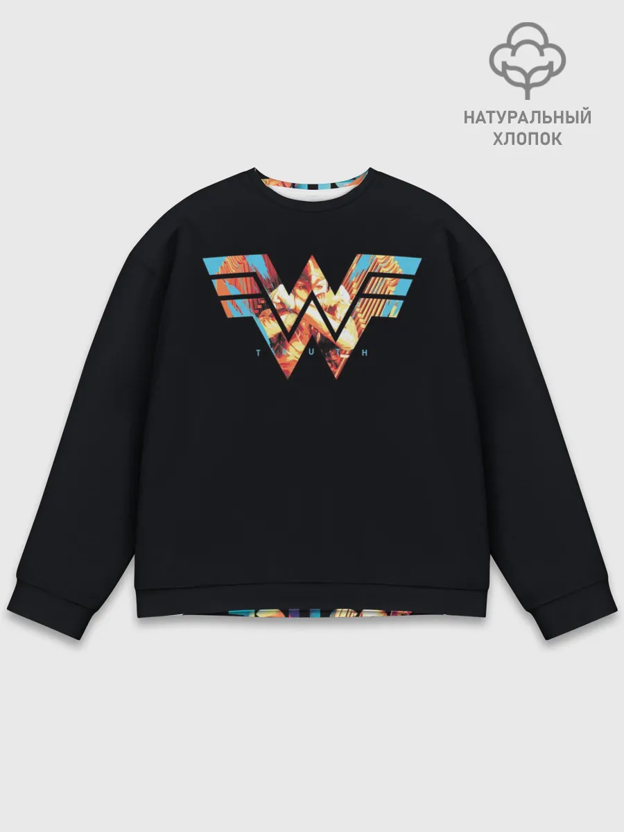 Мужской свитшот базовый / Wonder Woman