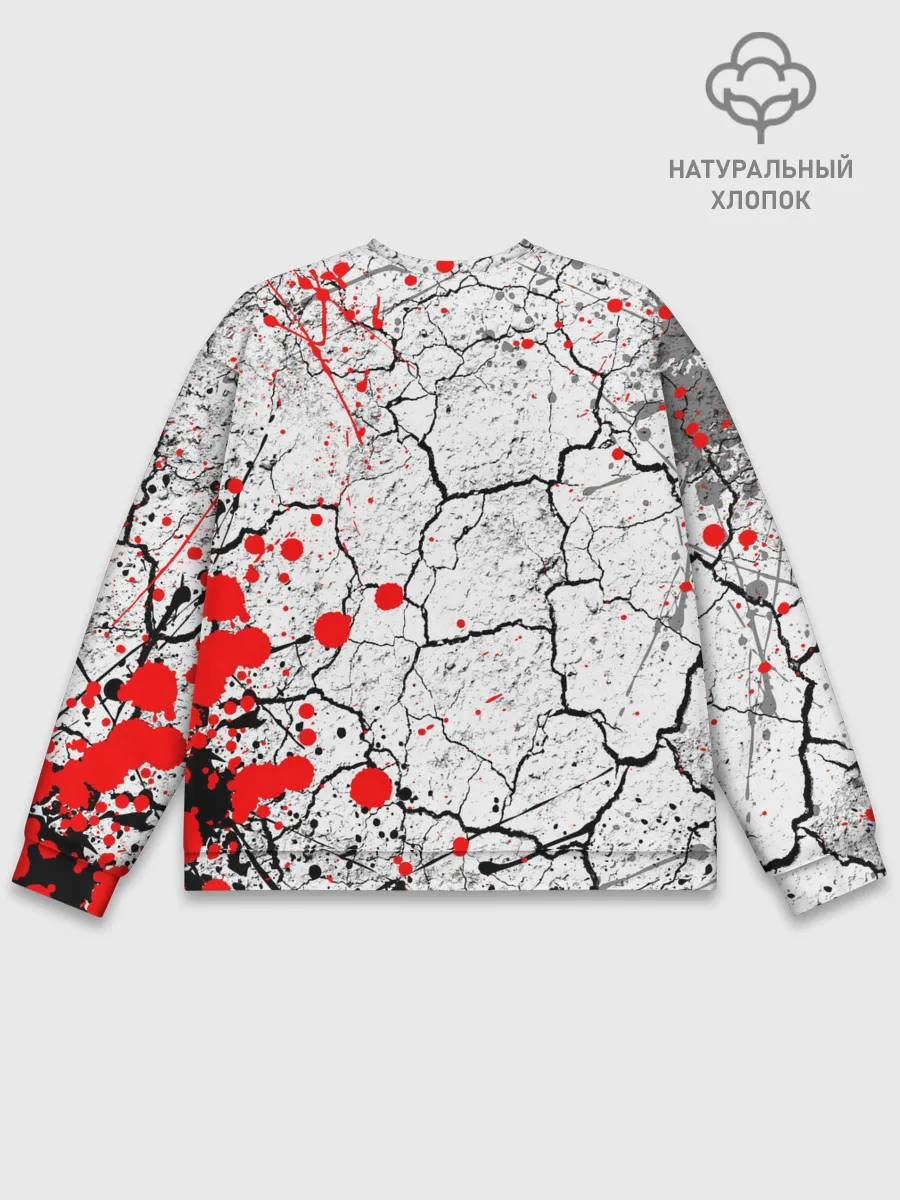 Мужской свитшот базовый / КРОВАВЫЙ ГРАНЖ | BLOODY GRUNGE