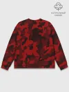 Мужской свитшот базовый / RED MILITARY | КРАСНЫЙ КАМУФЛЯЖ