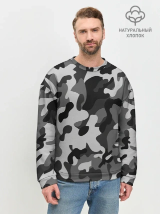 Мужской свитшот базовый / ГОРОДСКОЙ КАМУФЛЯЖ | CITY MILITARY