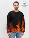 Мужской свитшот базовый / ОГОНЬ | FIRE