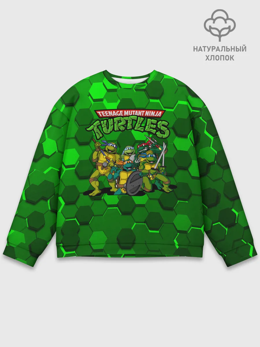 Мужской свитшот базовый / ЧЕРЕПАШКИ - НИНДЗЯ