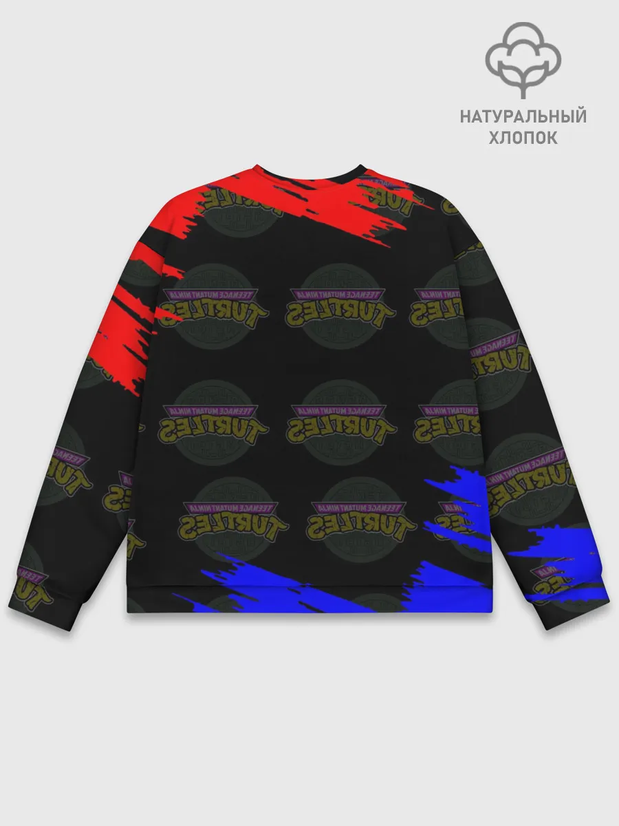 Мужской свитшот базовый / Черепашки Ниндзя