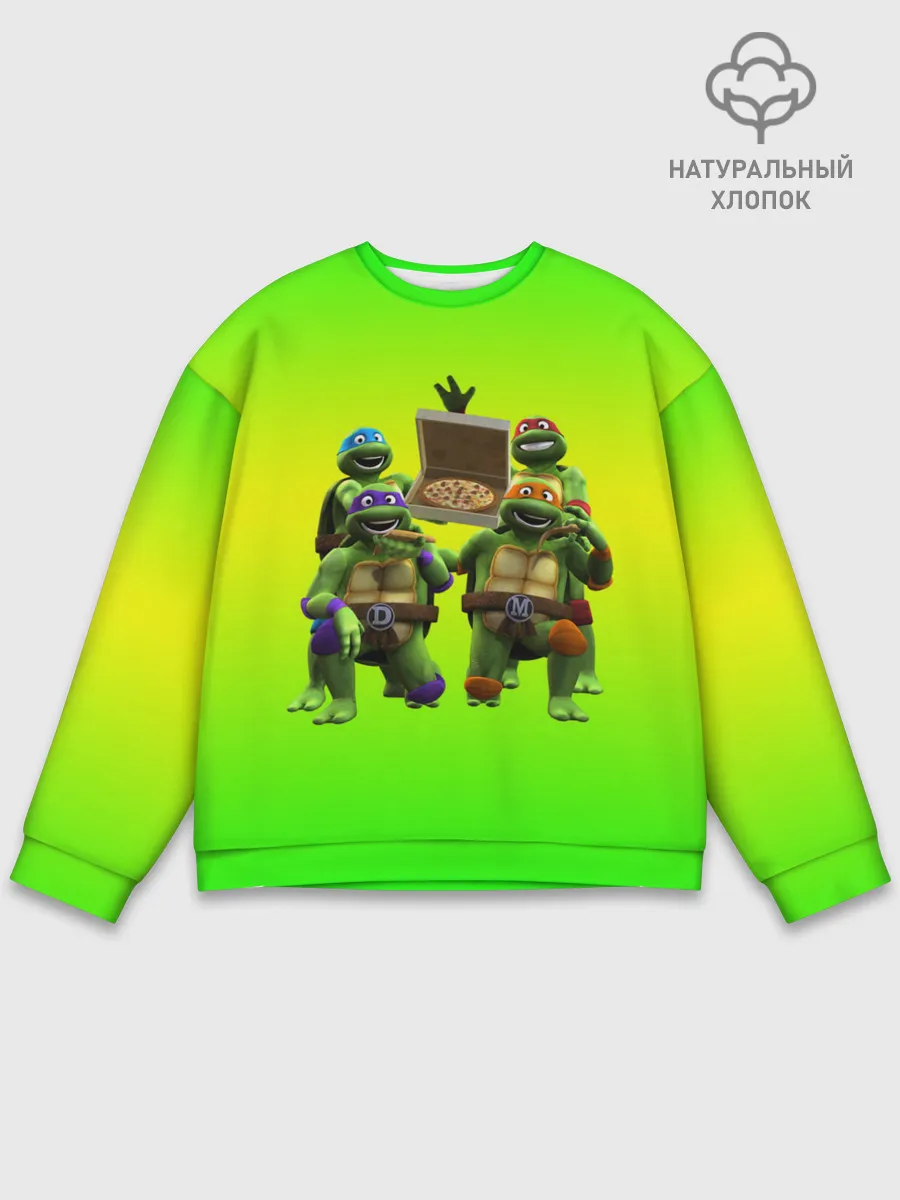 Мужской свитшот базовый / ЧЕРЕПАШКИ - НИНДЗЯ