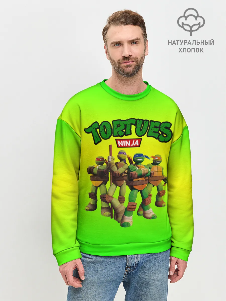 Мужской свитшот базовый / ЧЕРЕПАШКИ - НИНДЗЯ