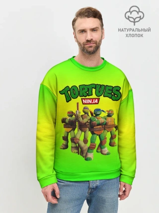 Мужской свитшот базовый / ЧЕРЕПАШКИ - НИНДЗЯ