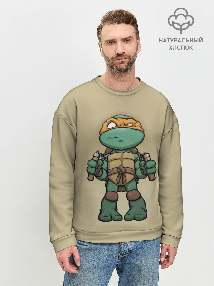 Мужской свитшот базовый / ЧЕРЕПАШКИ - НИНДЗЯ