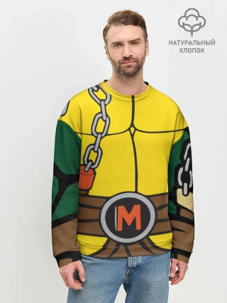 Мужской свитшот базовый / Микеланджело Косплей