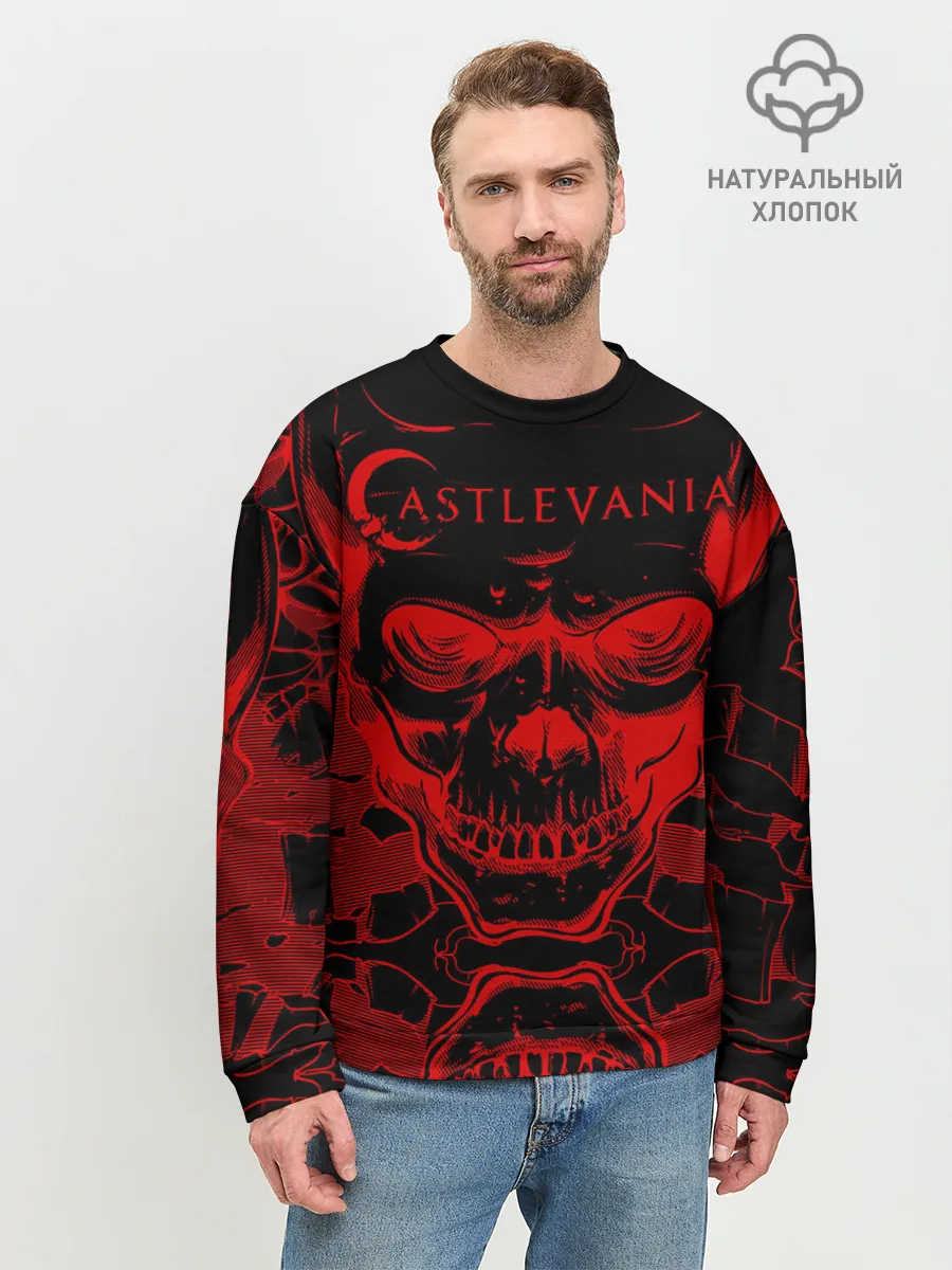 Мужской свитшот базовый / Castlevania red