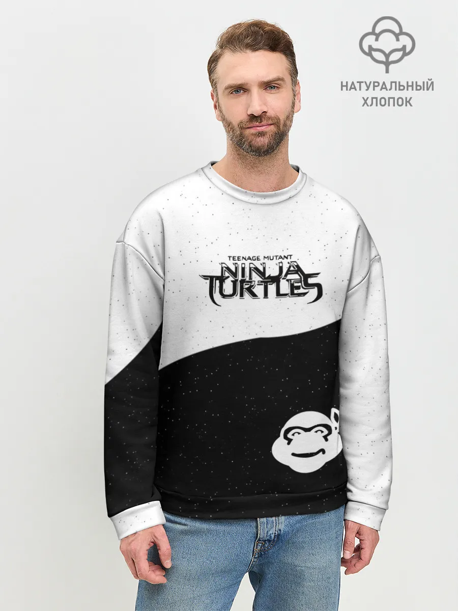 Мужской свитшот базовый / Черепашки Ниндзя